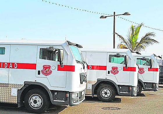 Imagen de vehículos de Seguridad Integral Canaria.