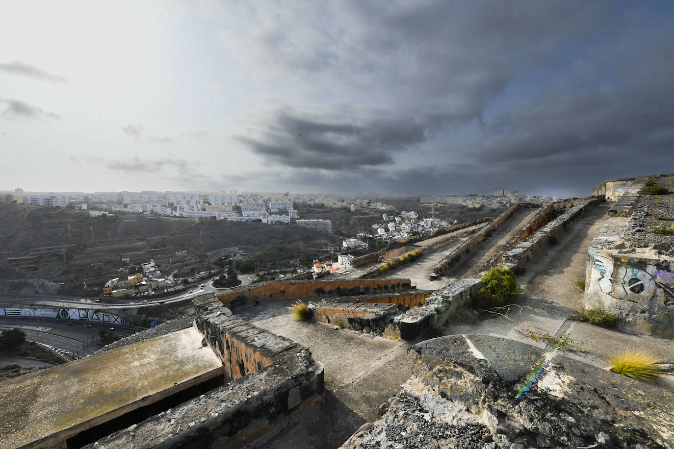 La Batería cuenta con una gran vista de la ciudad.