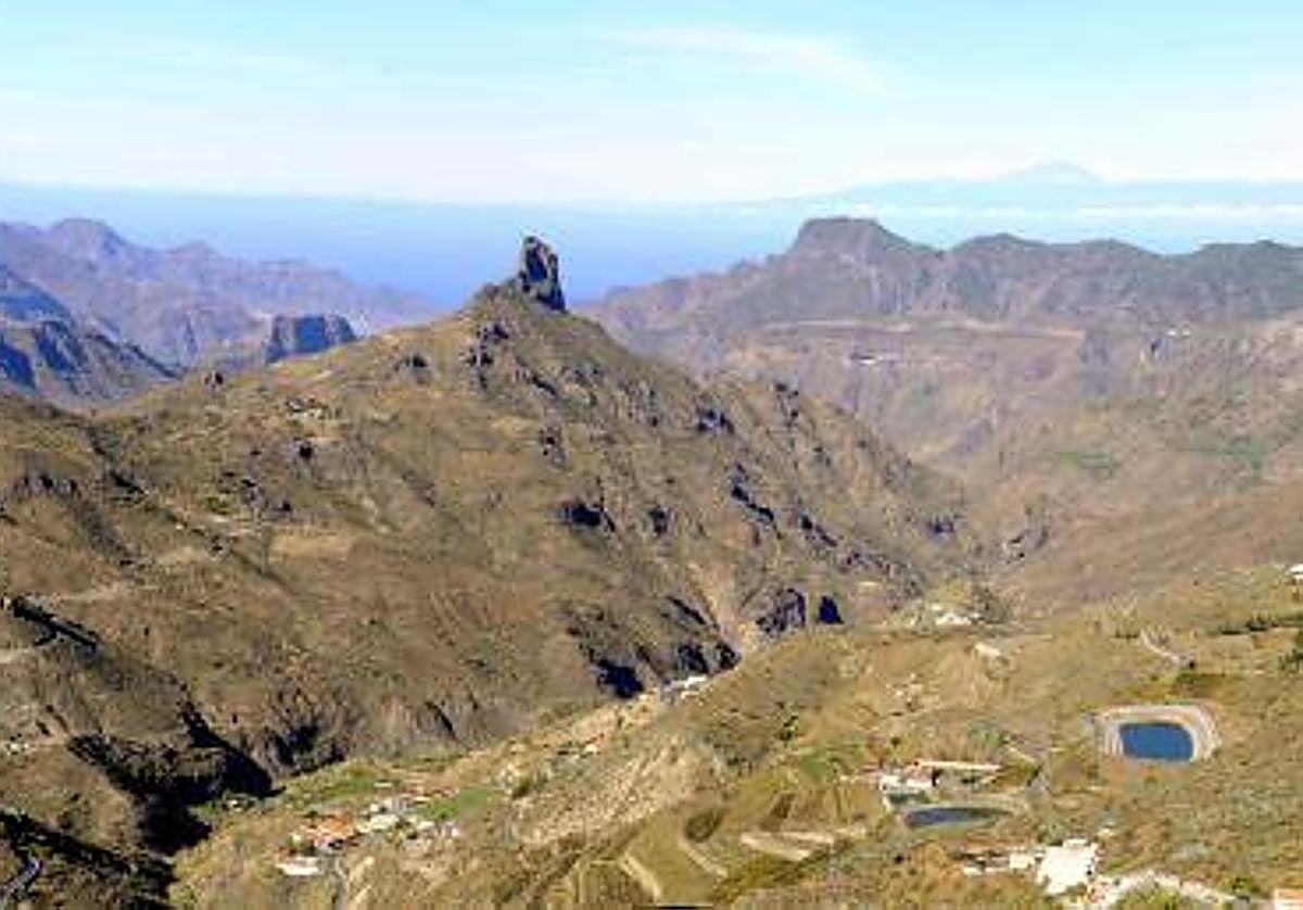 Vista de las cumbres, territorio del Patrimonio Mundial y la Reserva de la Biosfera.