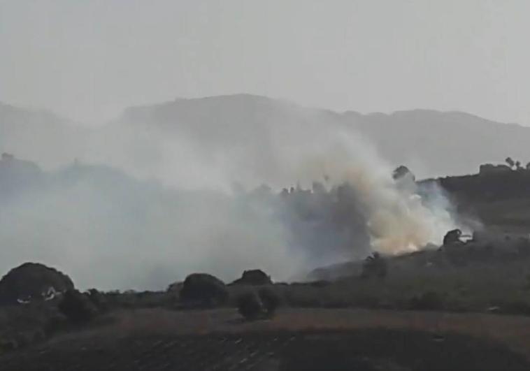 Primer susto del verano: controlado un conato de incendio en Bandama