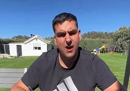 'El Patica', en uno de sus vídeos.