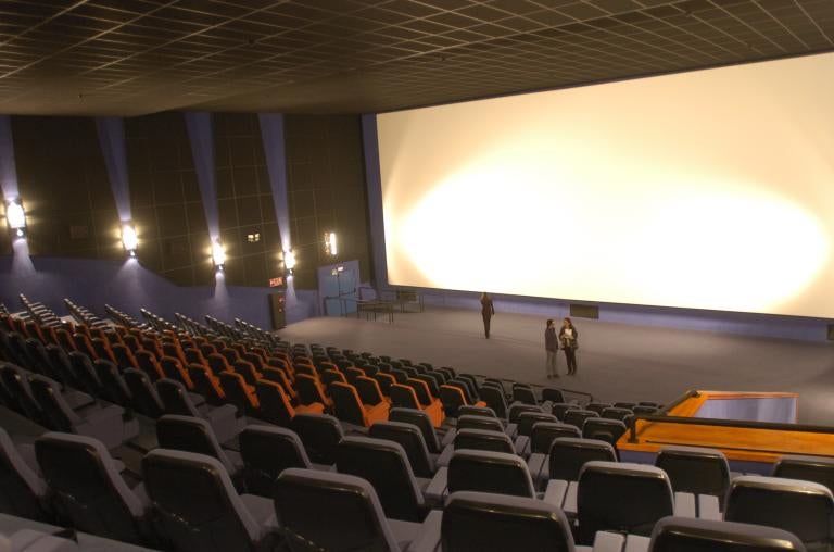 Imagen de archivo de una sala de cine en Gran Canaria.