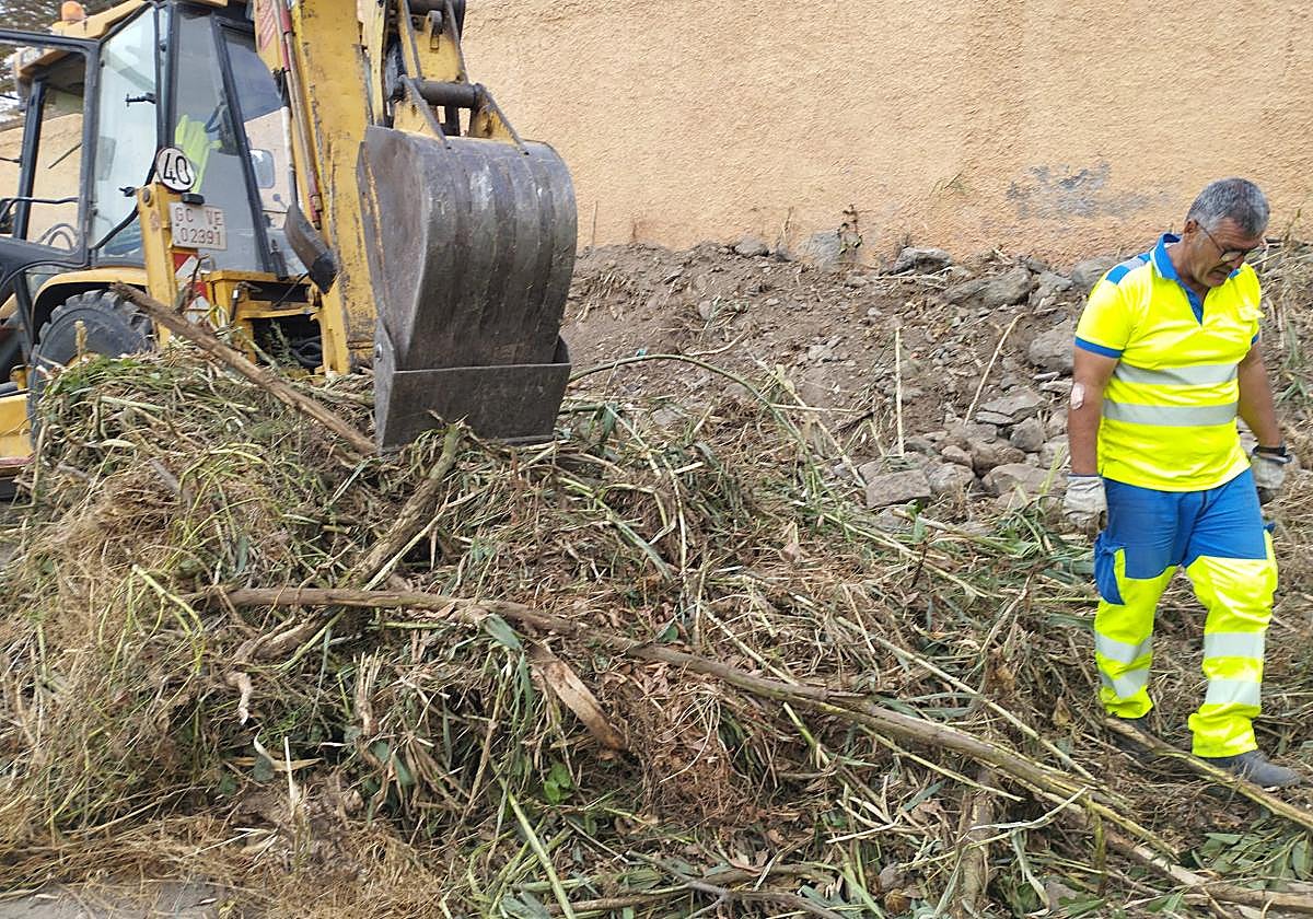 Operativo especial de limpieza en San Lorenzo.