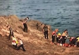 Fotografía tomada tras encontrar el cuerpo.