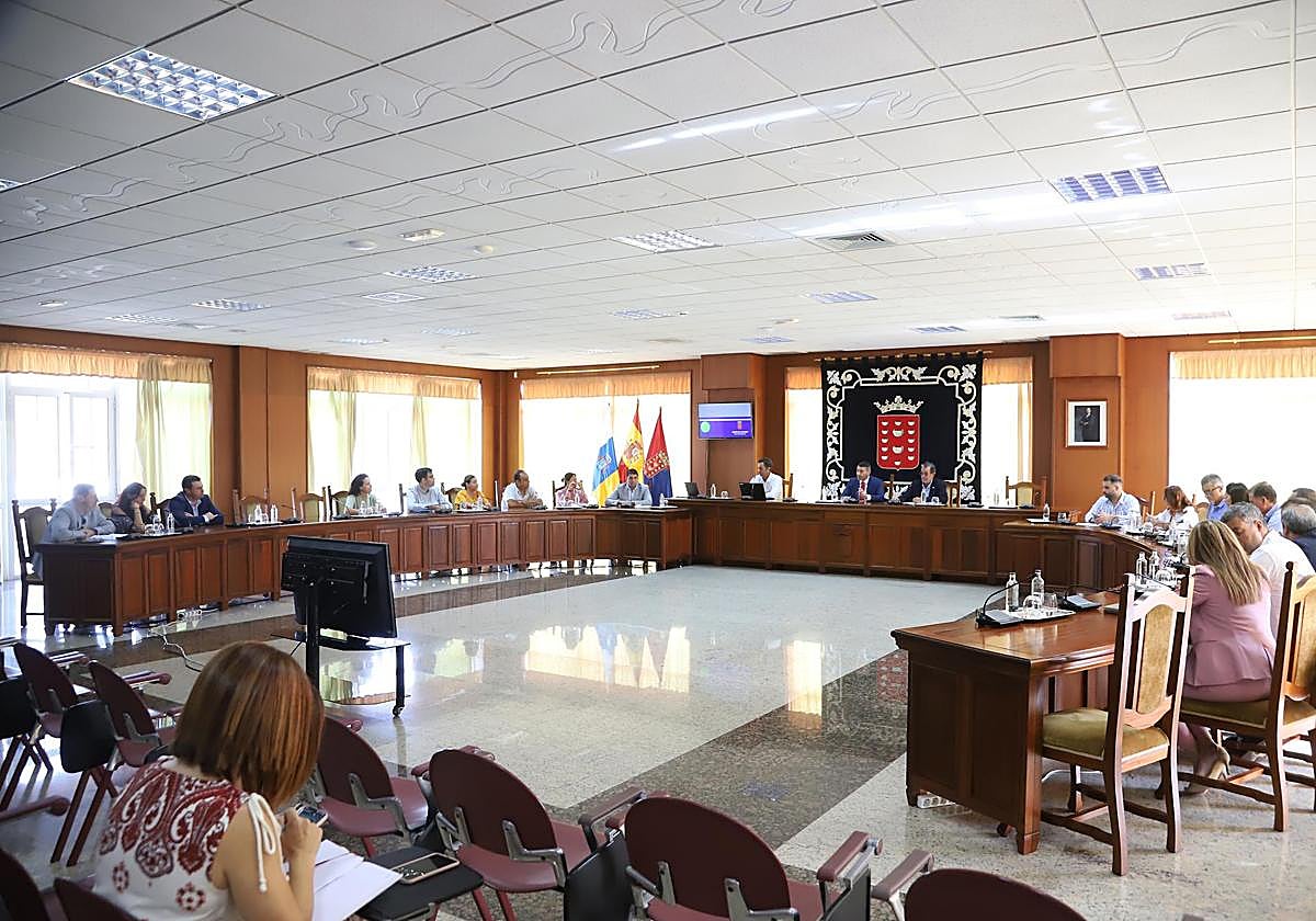 Pleno cabildicios de este lunes.