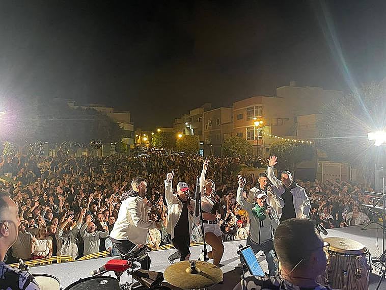 Imagen del último concierto de Miguel Jorge con Armonía Show en El Calero.