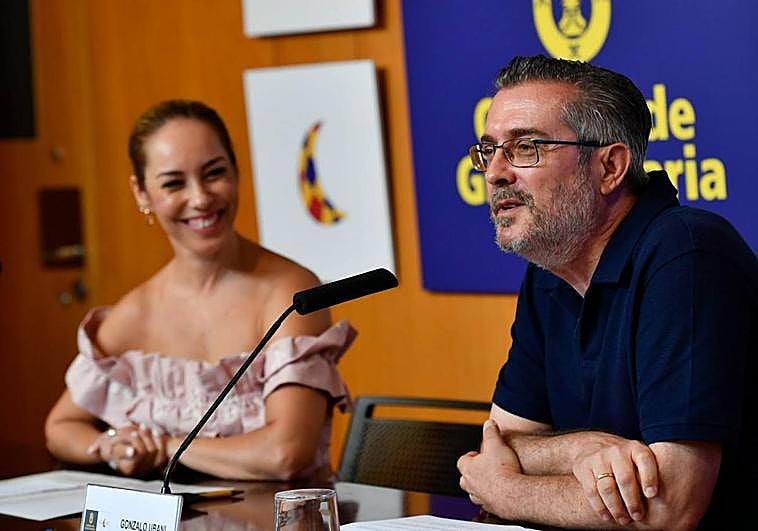 Guacimara Medina y Gonzalo Ubani, este lunes.