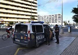 Imagen de archivo de la Policía Nacional en el sur de Gran Canaria.