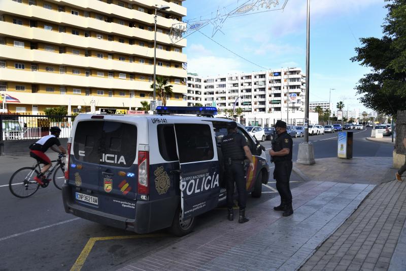 Imagen de archivo de la Policía Nacional en el sur de Gran Canaria.