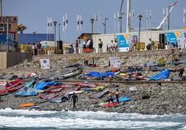 Otra jornada más en el Mundial de Windsurf en Pozo Izquierdo