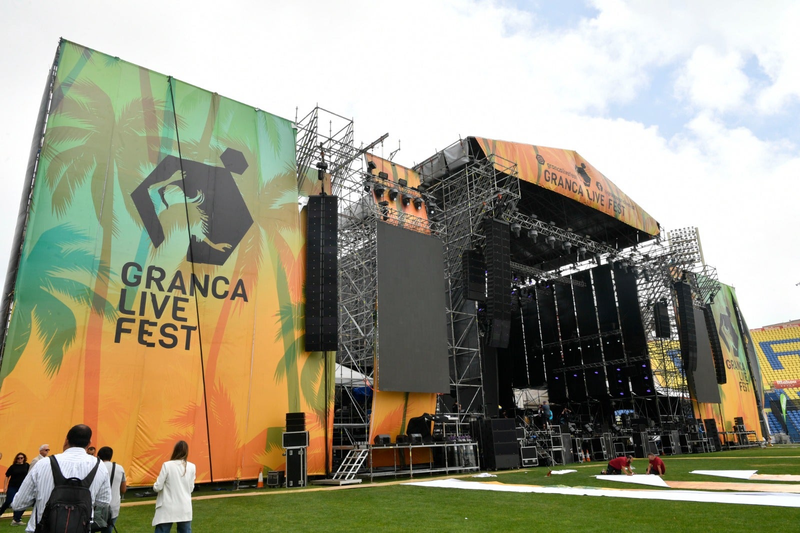 El escenario del GranCa Live Fest, en imágenes