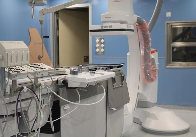 Unidad de Hemodinámica, lista para que entre en servicio en otoño