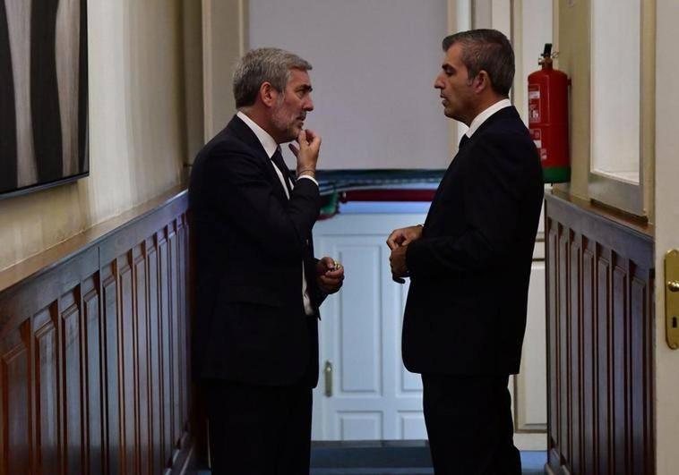 Clavijo pide la confianza de la Cámara para «construir el futuro de Canarias»