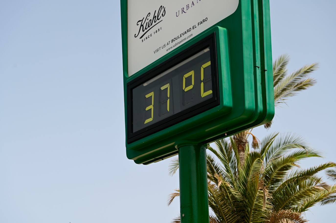 El sur de Gran Canaria roza los 40º grados