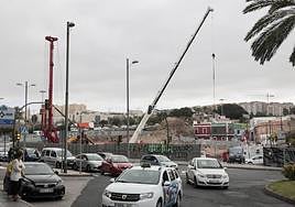 Imagen de archivo de obras en Guanarteme.