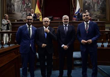 Segunda sesión del debate de investidura de Clavijo, en imágenes