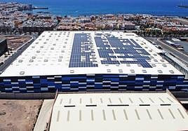 Instalación fotovoltaica Lidl Agüimes.