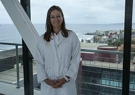 Foto de archivo de Alicia Martín en el hospital Materno Infantil de Canarias.
