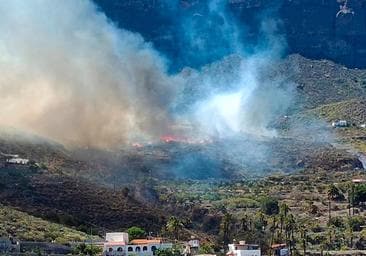 Saltan las alarmas también Gran Canaria: arde Tunte