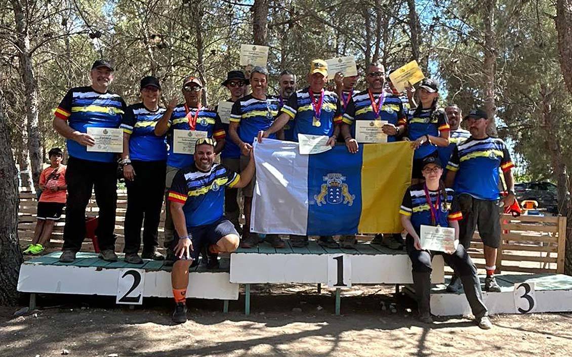 Éxito de los tiradores canarios.