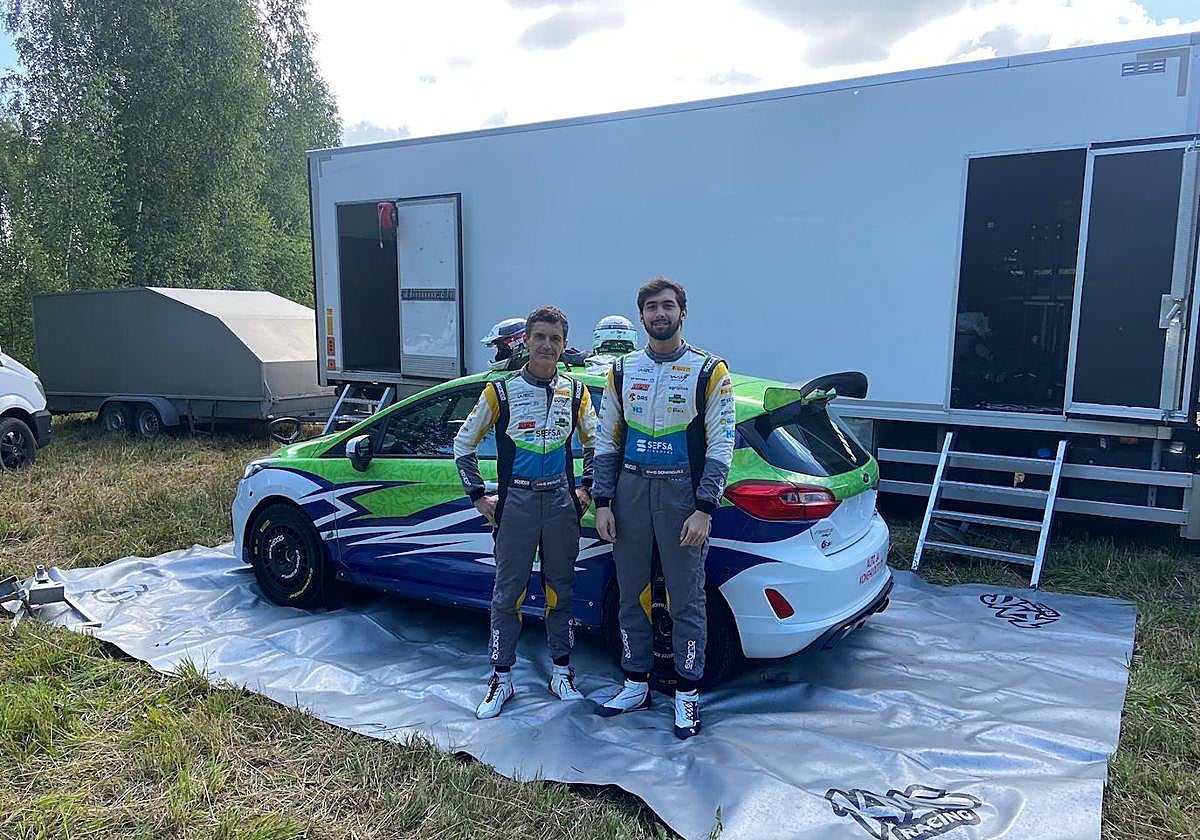 Peñate y Domínguez ya están preparados para el reto en tierras bálticas.