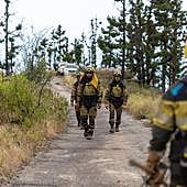 El incendio de La Palma queda estabilizado con 2.900 hectáreas afectadas