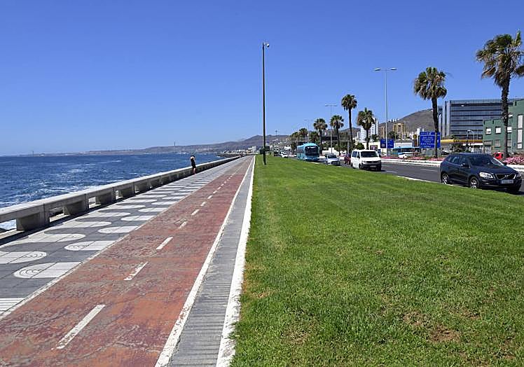 Vista del litoral capitalino.