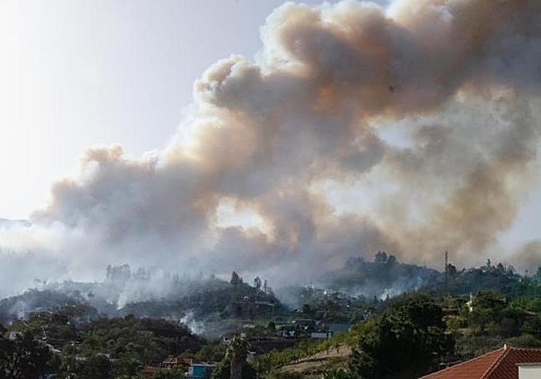 Imagen del incendio de La Palma.