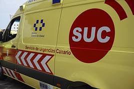 Imagen de archivo de una ambulancia del SUC.