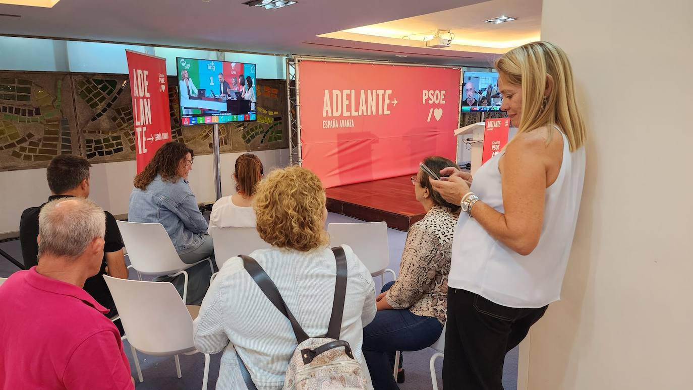 La noche electoral en la sede de los partidos