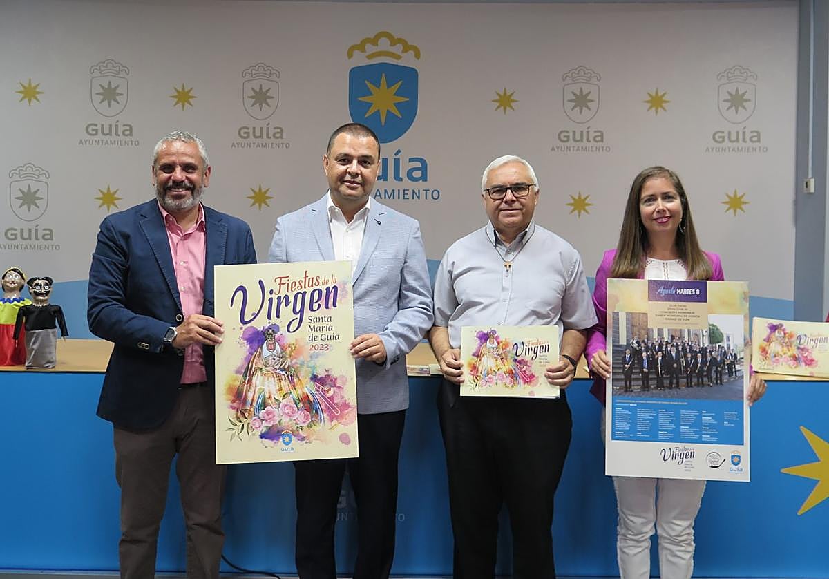 Alfredo Gonçalves, Pedro Rodríguez, Agustín Lasso y Sibisse Sosa.