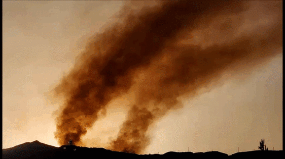 Imagen del incendio.