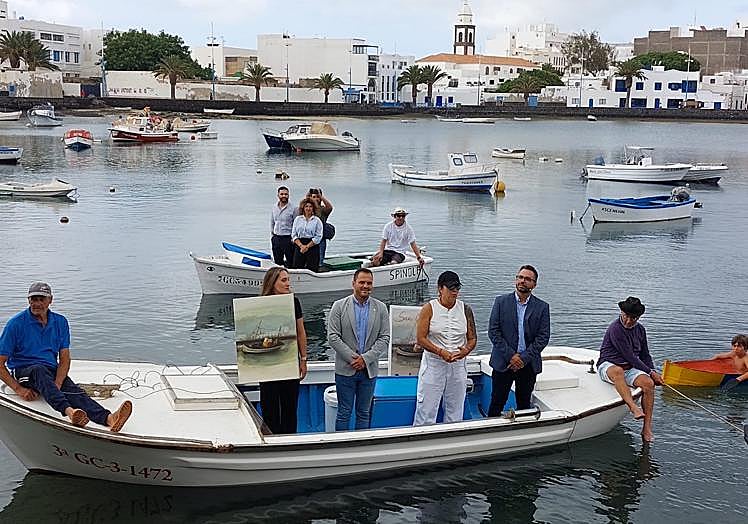 Imagen principal - Las fiestas de San Ginés se presentan a bordo de una falúa