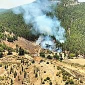 Incendio en Tejeda