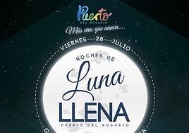 Cartel de la nueva edición de Noches de Luna Llena.