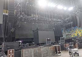 Todo listo en el Gran Canaria Arena.