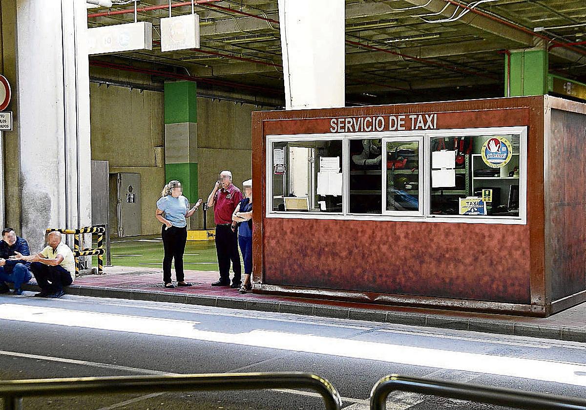 Foto de archivo del local donde operan los apuntadores en el aeropuerto.