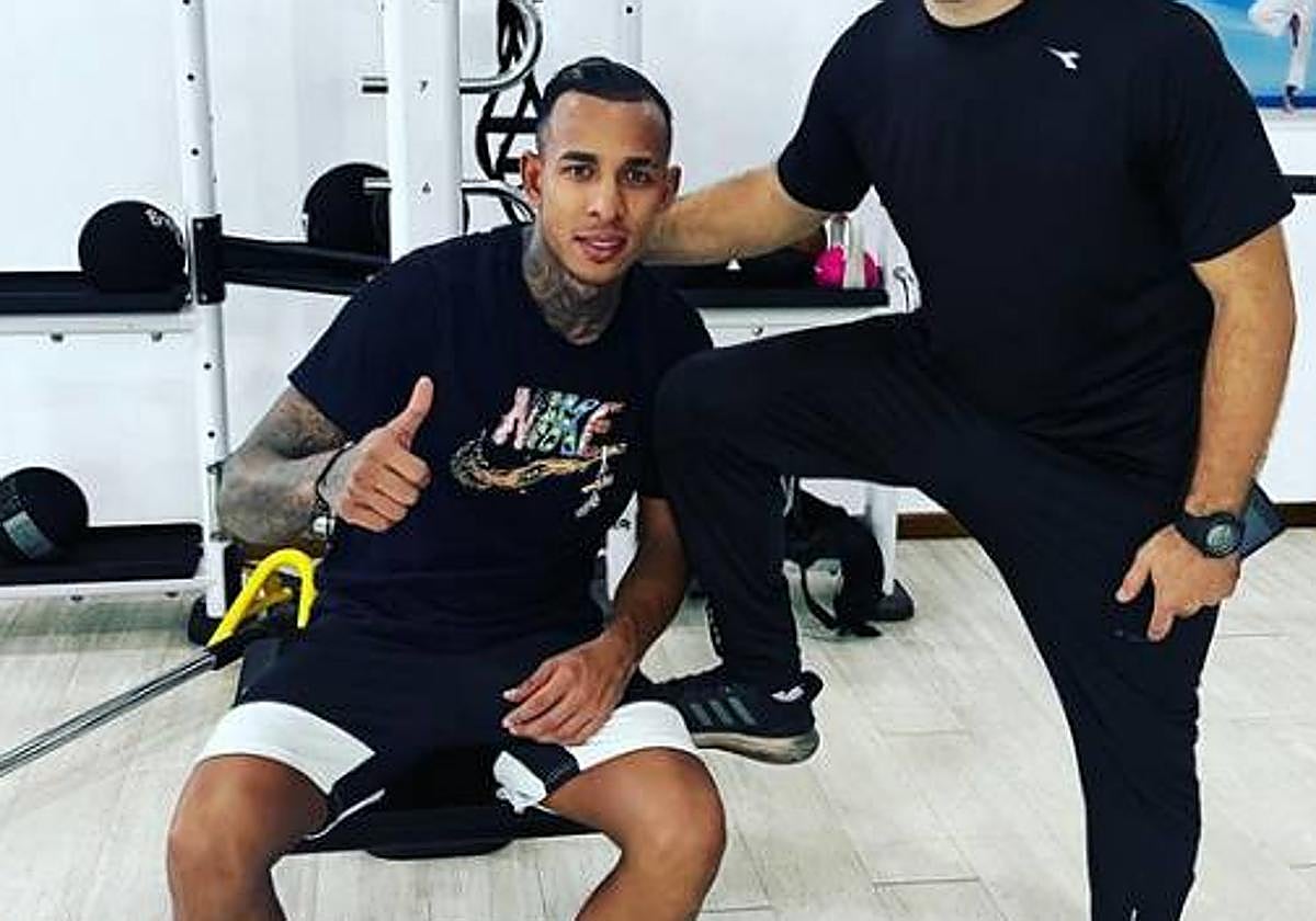 Imagen compartida por el jugador en sus redes sociales.