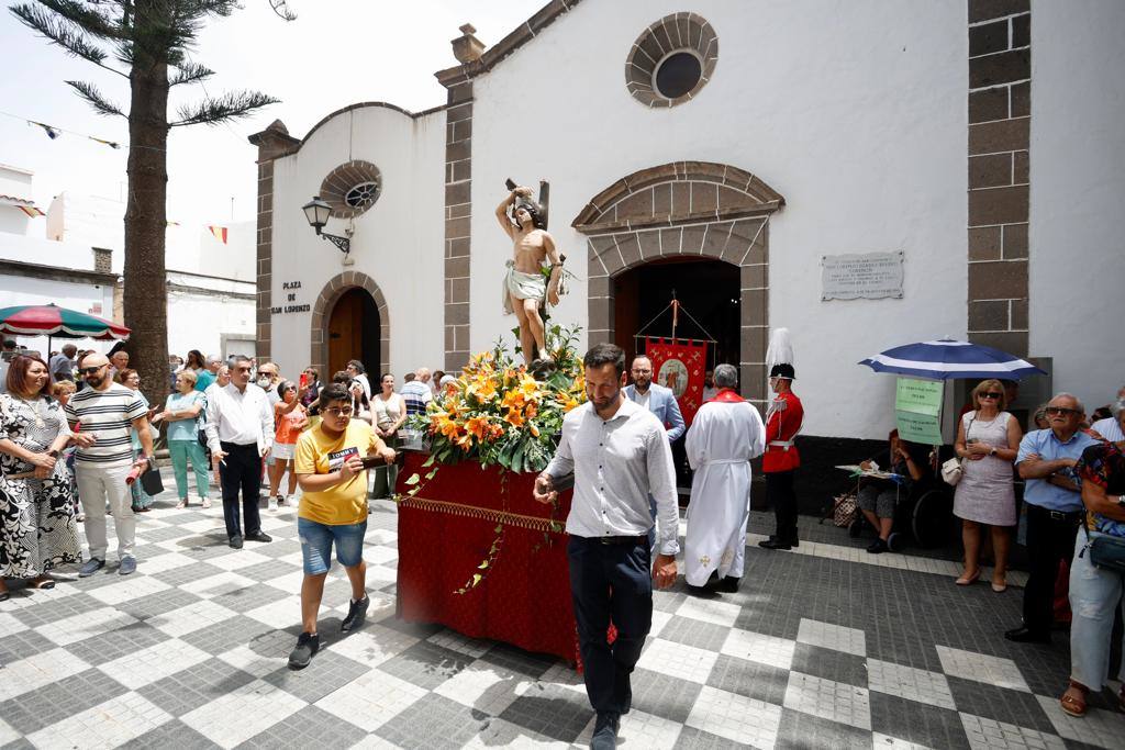 La procesión de San Lorenzo, en imágenes