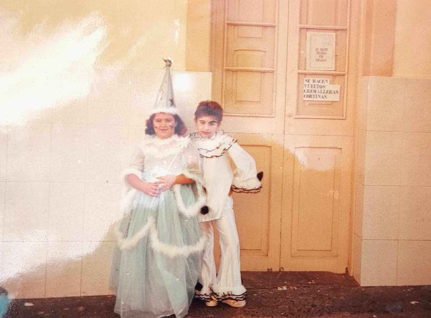 Josué Quevedo disfrazado en su infancia.