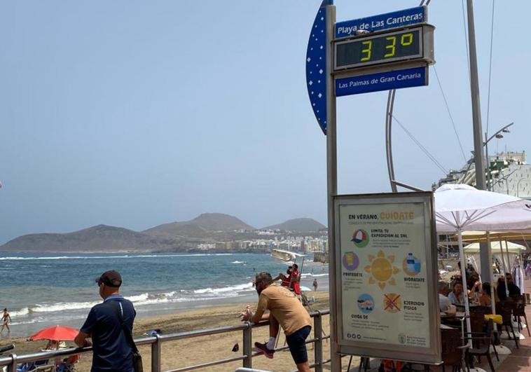 La Aldea supera los 45 grados en un sábado abrasador