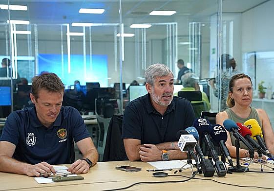 Imagen de la rueda de prensa celebrada la mañana de este miércoles.