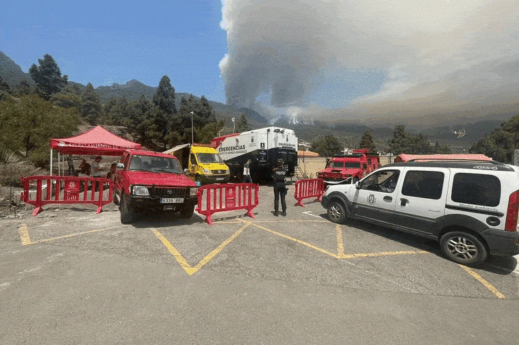 Imágenes del incendio de Tenerife.