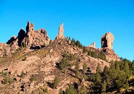 Imagen de archivo del entorno del Roque Nublo, donde sufrió una caída un senderista de 57 años.