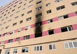 Imagen de la vivienda afectada.