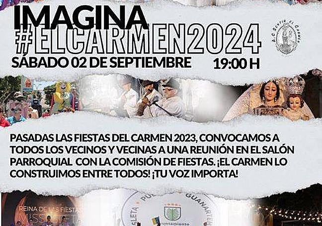 Convocatoria de la comisión al encuentro del 2 de septiembre.