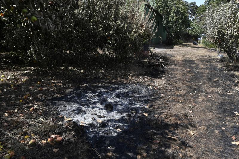 Las secuelas del fuego en Tenerife