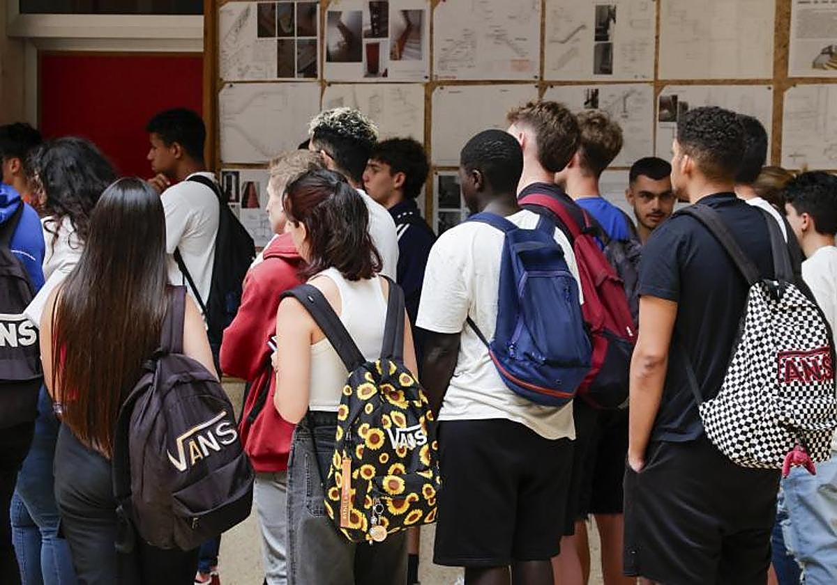 Imagen de archivo de estudiantes en la ULPGC.