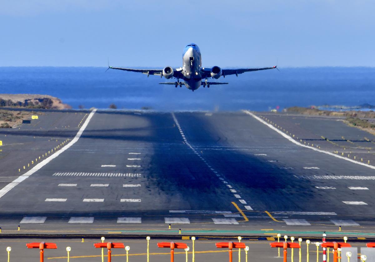 Imagen del Aeropuerto de Gando (Gran Canaria).