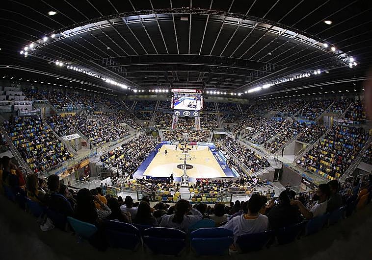 Imagen panorámica del Gran Canaria Arena.